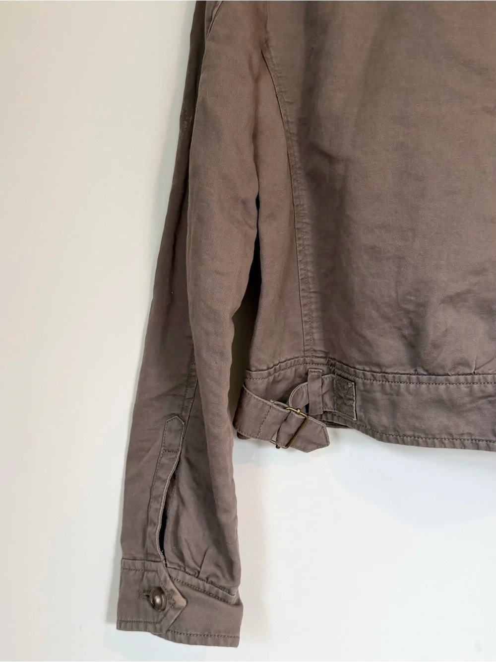 LOFT Women’s Utility Jacket in Taupe - Size: Extra Small